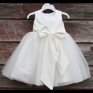 Ivory Flower Girl Dress (12-18 Month / 1 year)